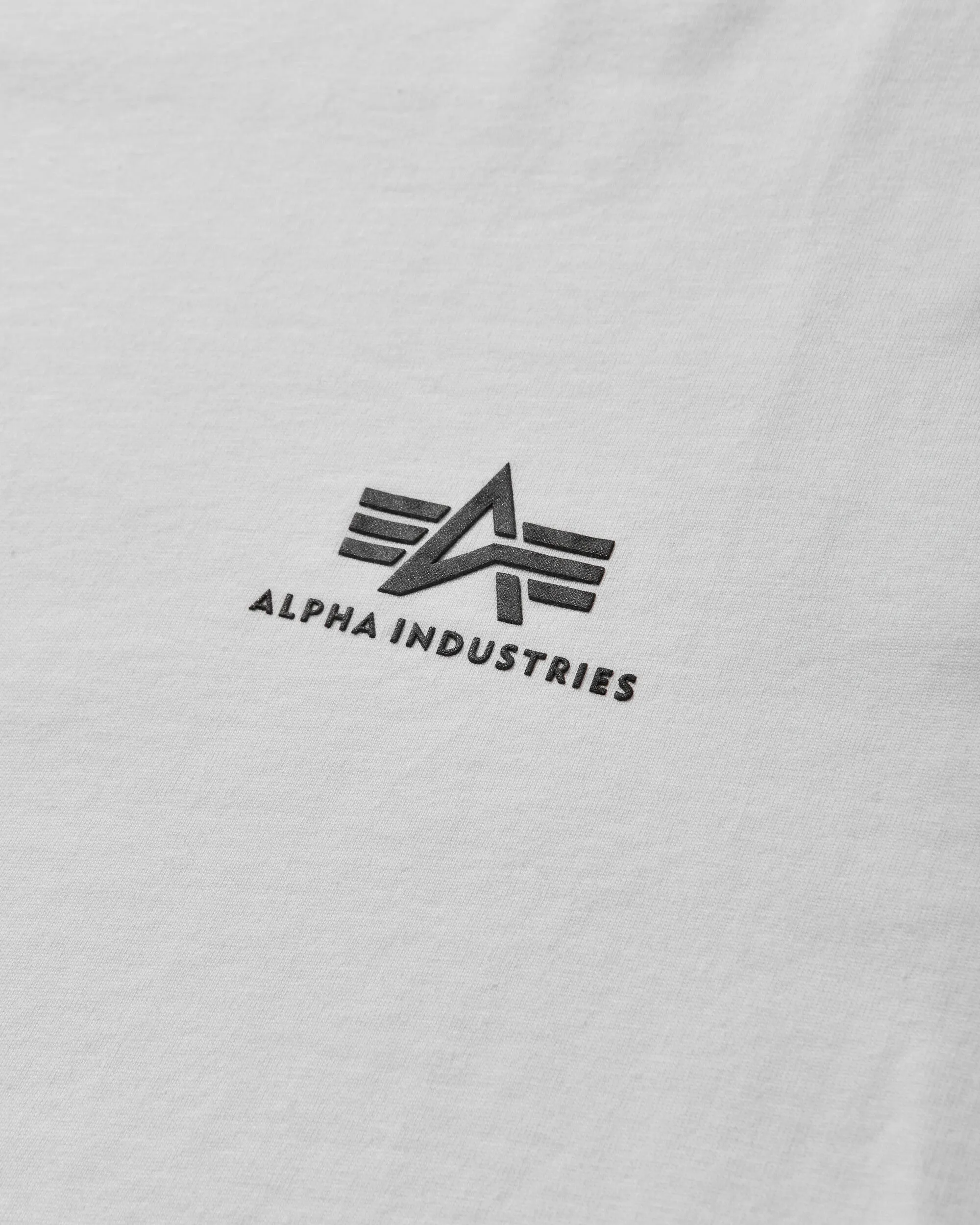 T-shirt basique homme petit logo blanc