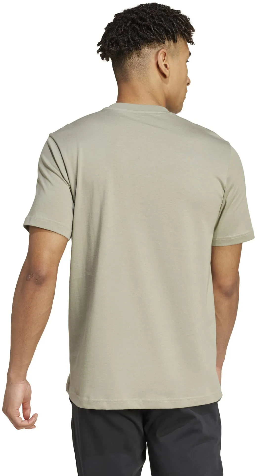 T-shirt graphique linéaire camouflage pour hommes