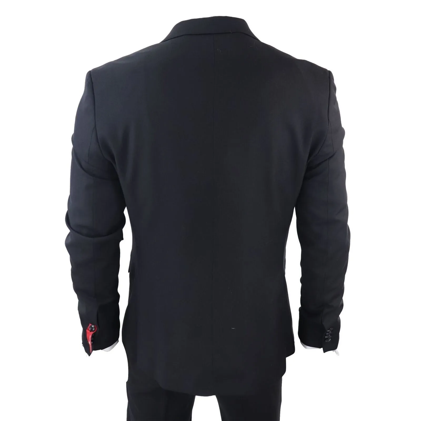 Costume Classique Homme 3 Pièces Noir Uni