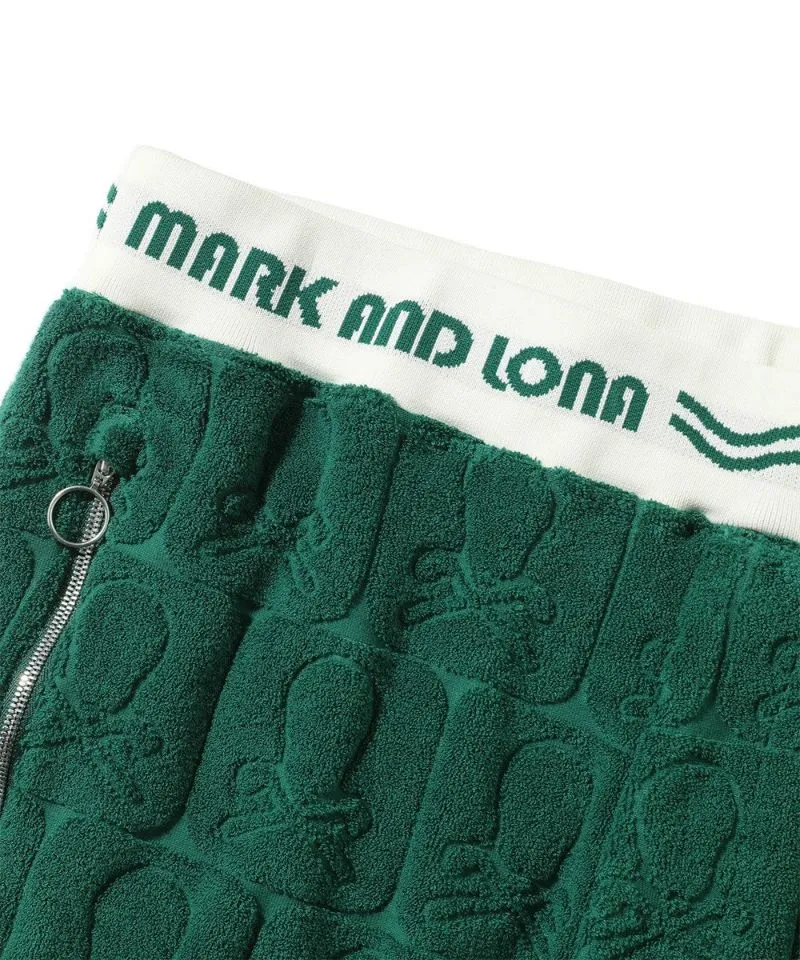 Short en velours vert pour homme