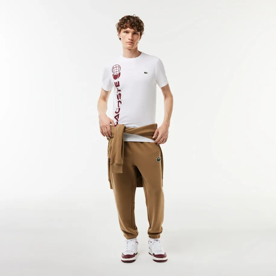 T-shirt Lacoste Tennis Homme x Daniil Medvedev Coupe Regular Blanc