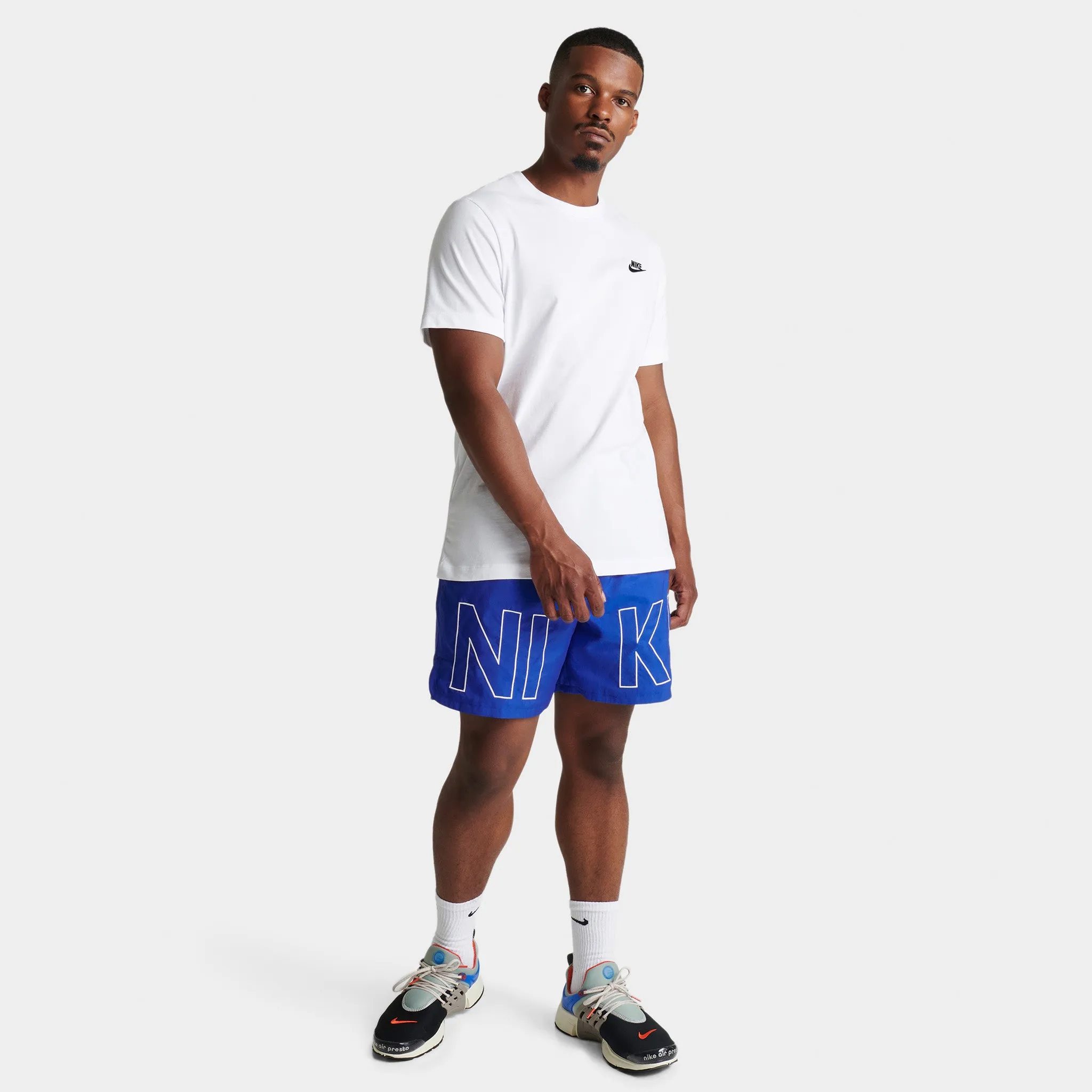 T-shirt Nike Sportswear Club pour Homme Blanc / Noir