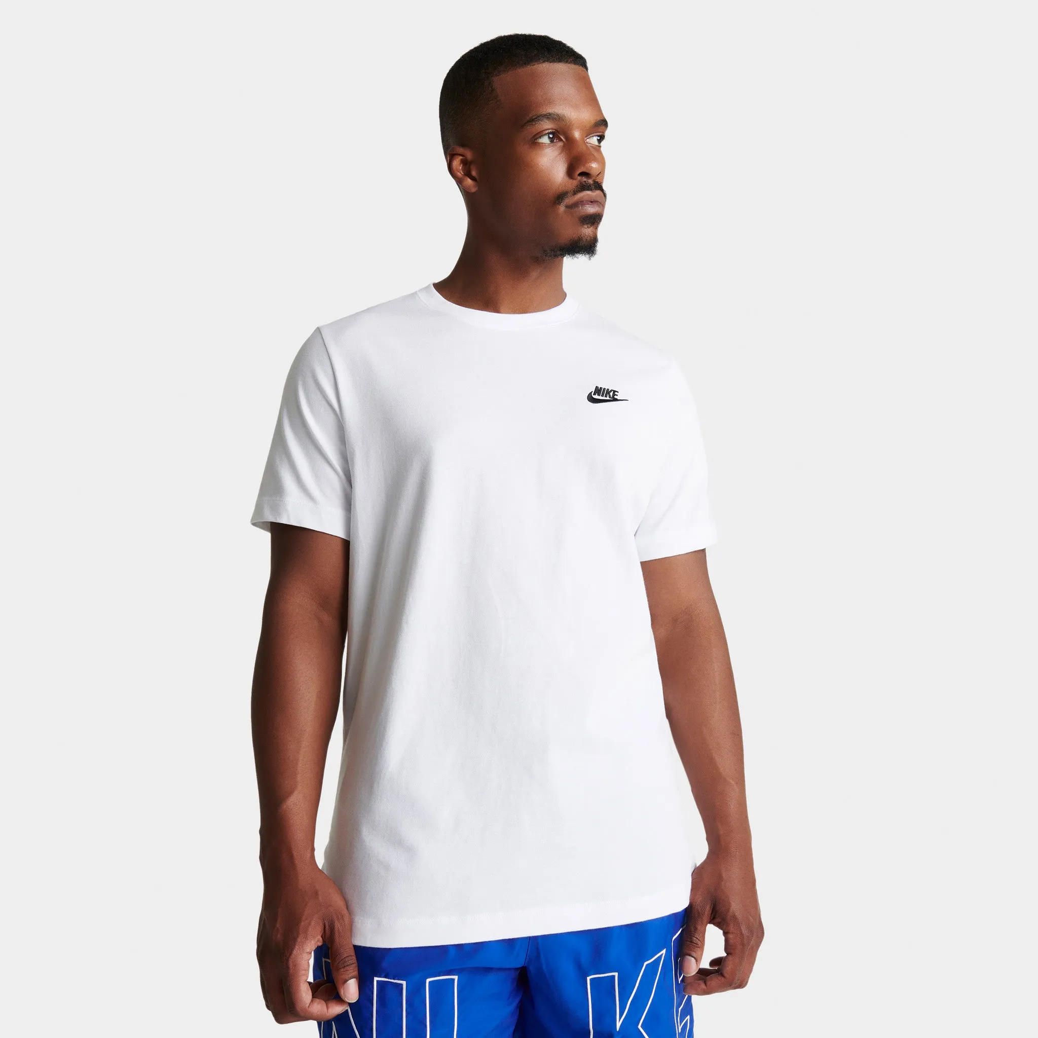 T-shirt Nike Sportswear Club pour Homme Blanc / Noir