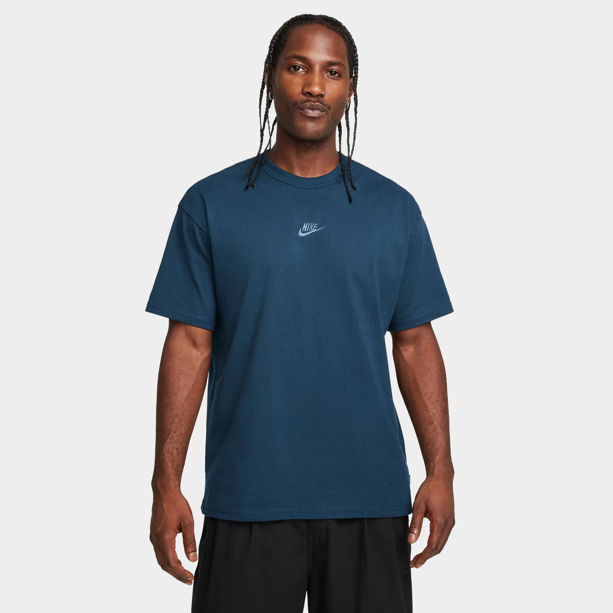 T-shirt Premium Essentials Nike Sportswear pour Homme / Bleu Armurerie