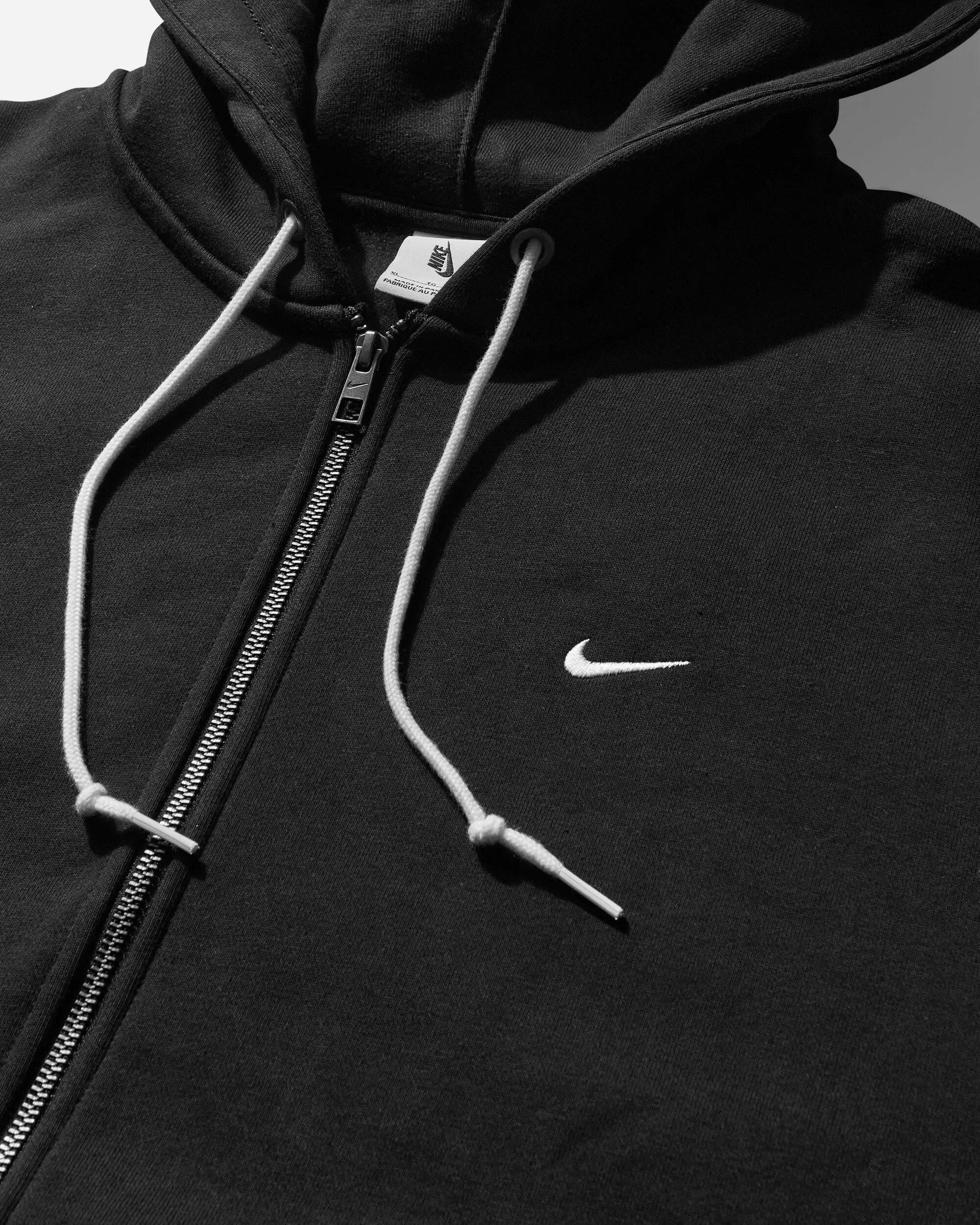 Pull à capuche zip homme Swoosh Noir