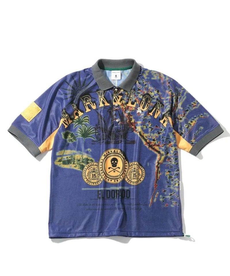 Polo Homme Stand & Deliver Bleu