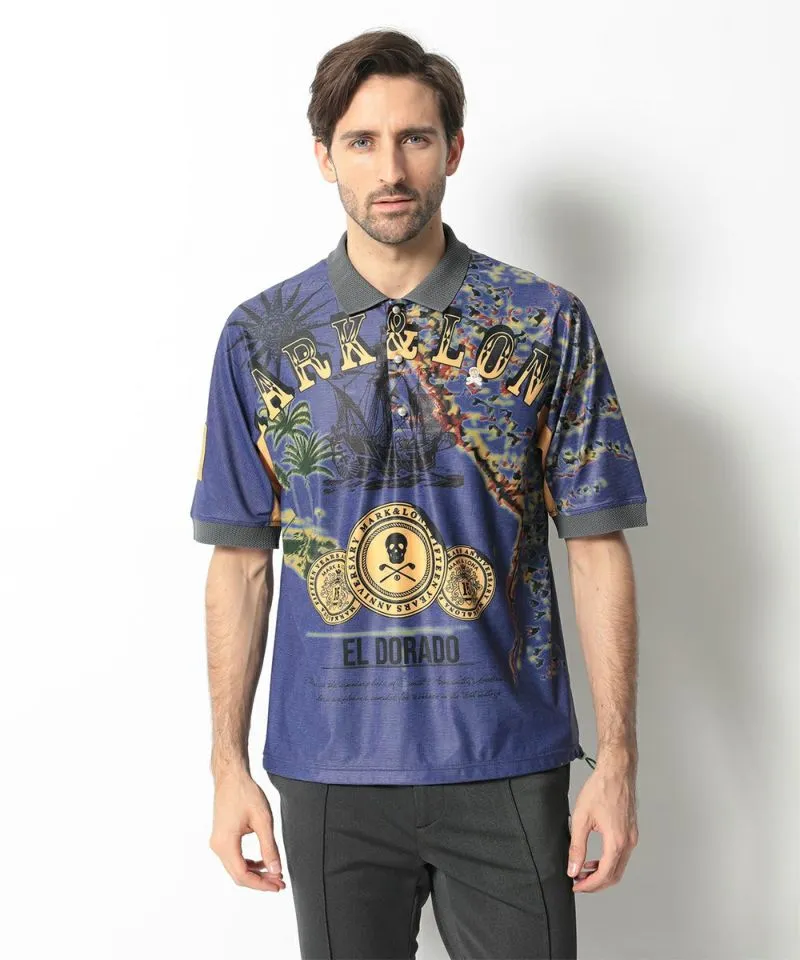 Polo Homme Stand & Deliver Bleu
