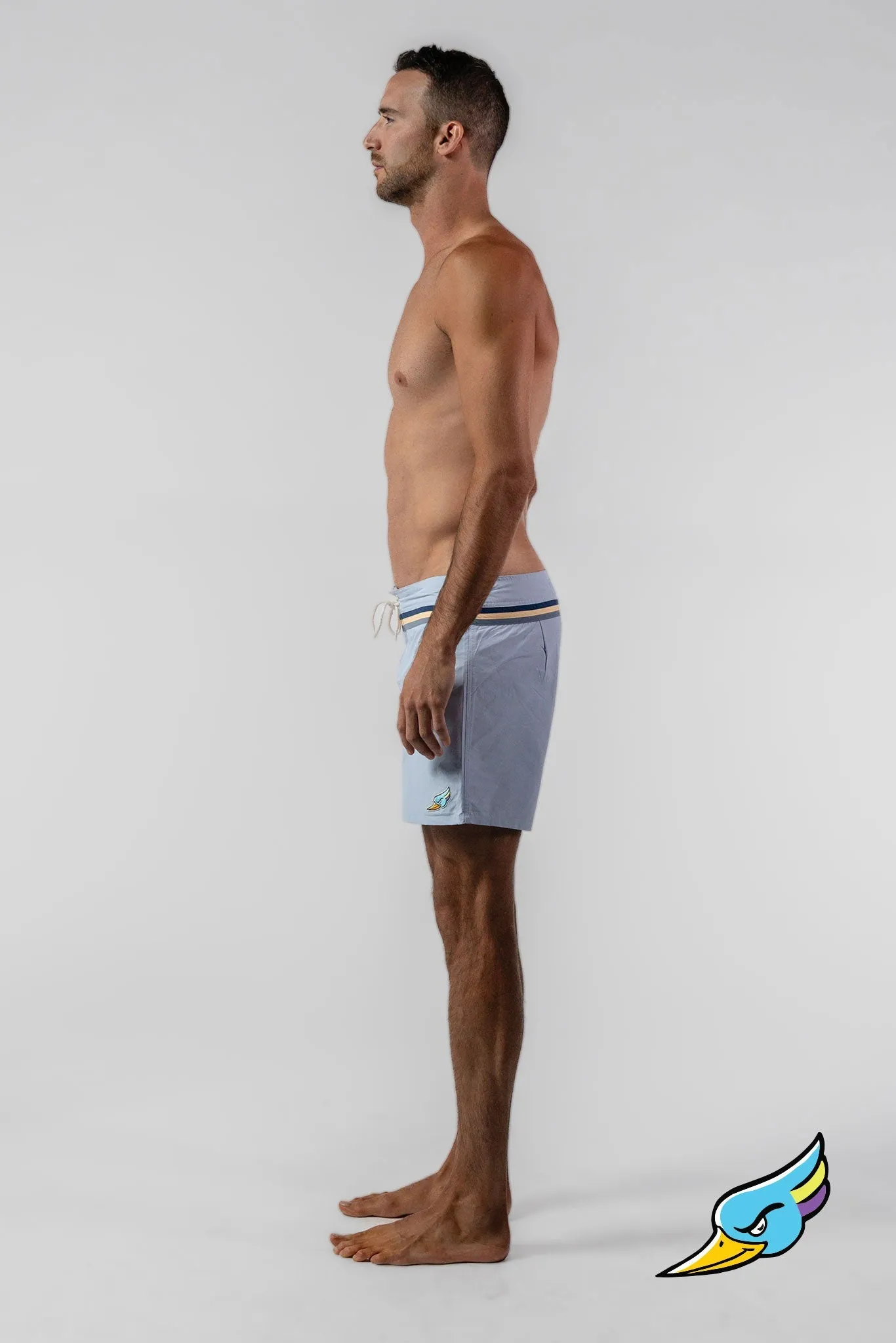 SHORT DE BAIN HOMME BLEU CLAIR