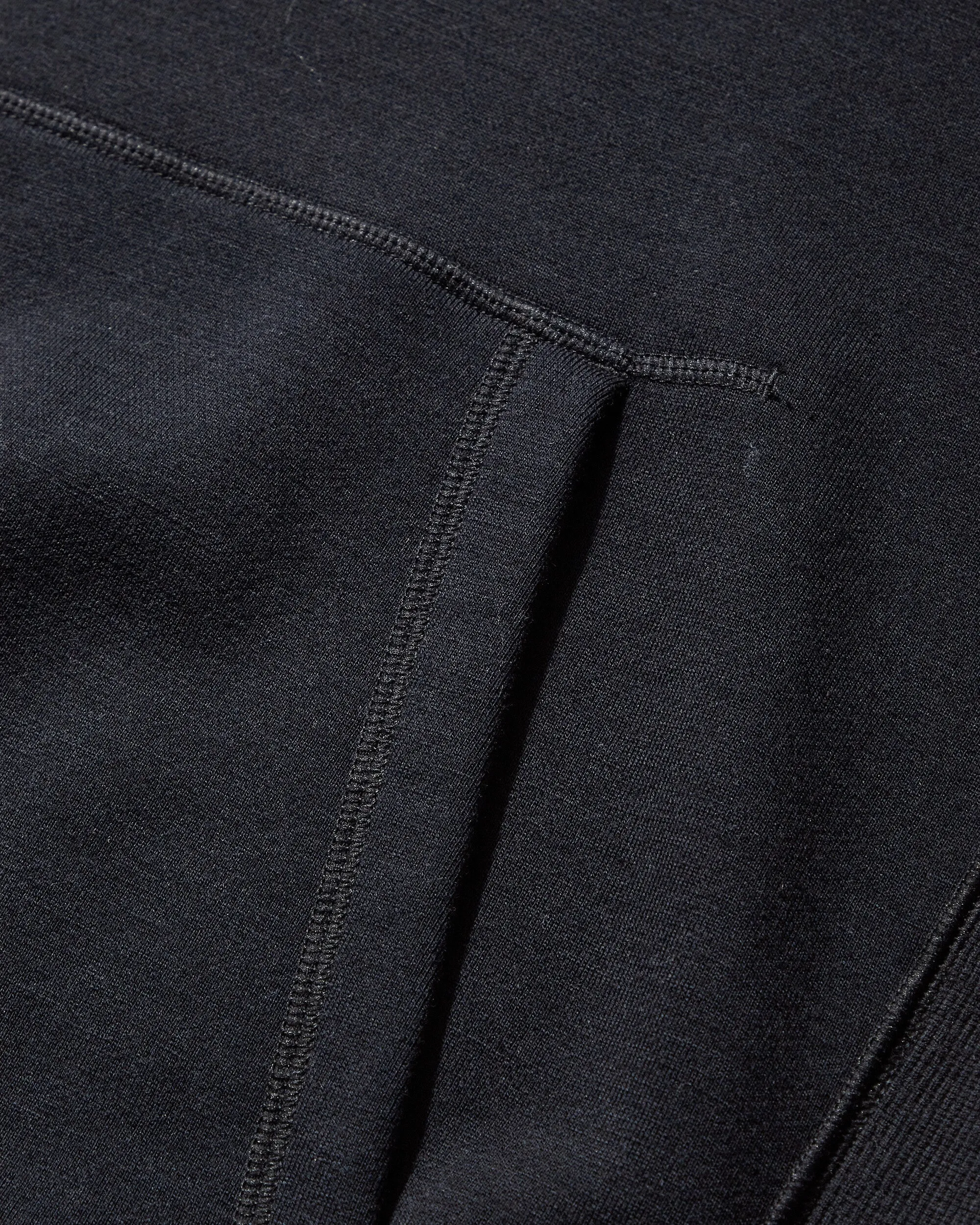 Pull à capuche classique en laine pour homme - Noir