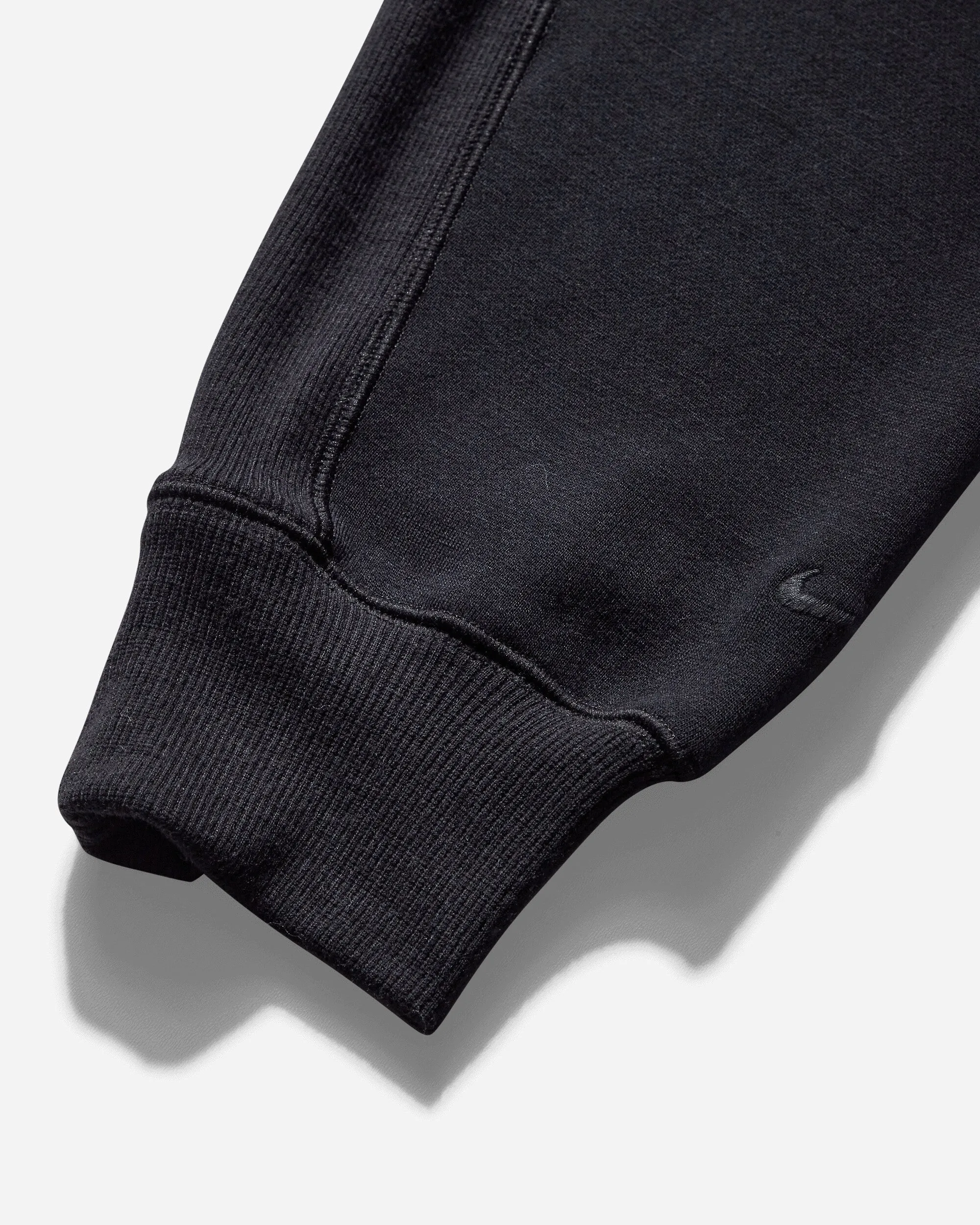 Pull à capuche classique en laine pour homme - Noir