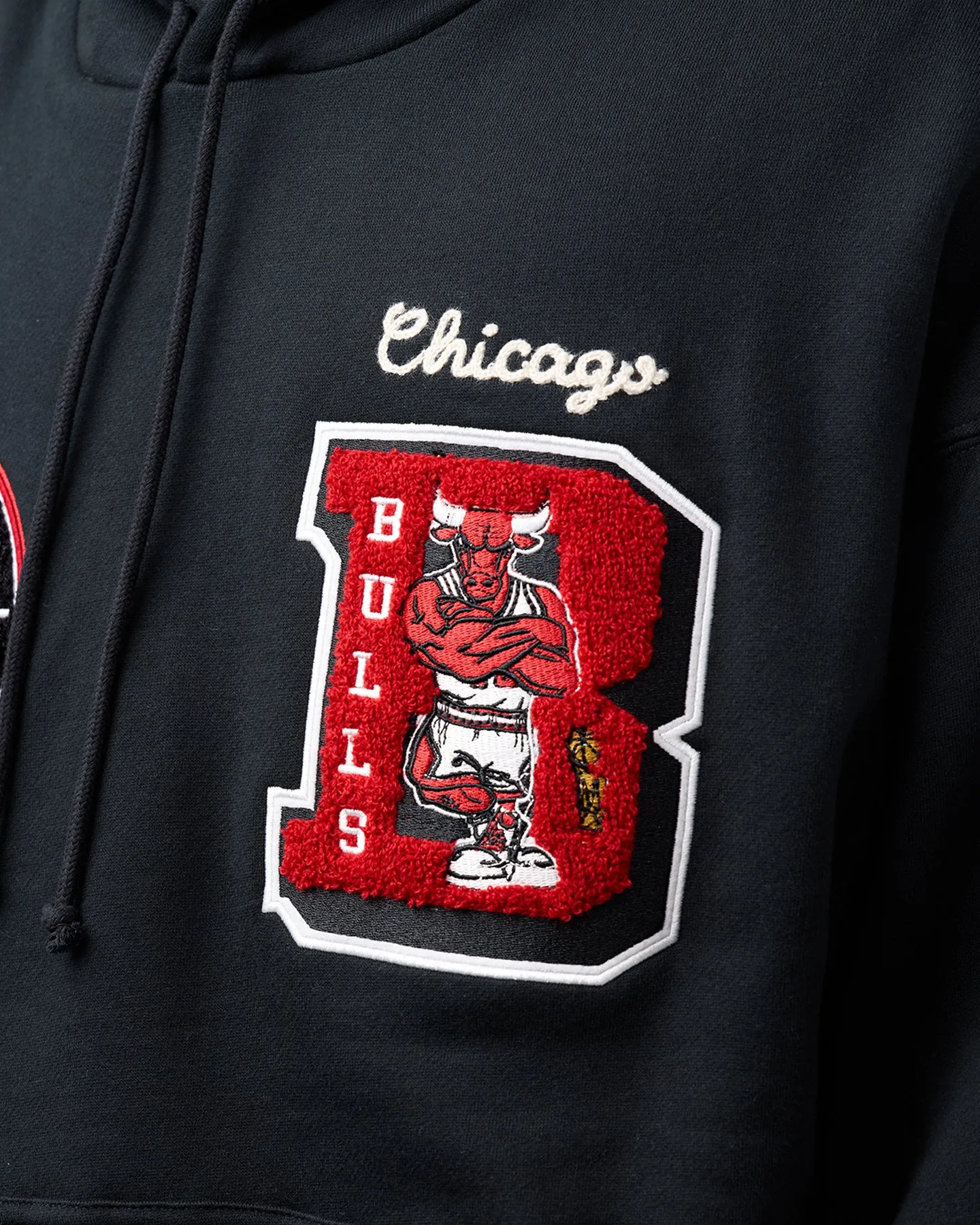 Mitchell & Ness Sweat à capuche des Chicago Bulls délavé noir
