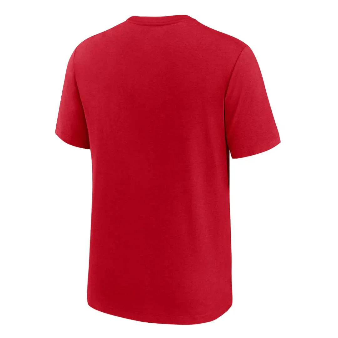 MLB - T-shirt à logo pour hommes des Nationals de Washington en tissu triblend (NKM4 62Q WTL KT4)