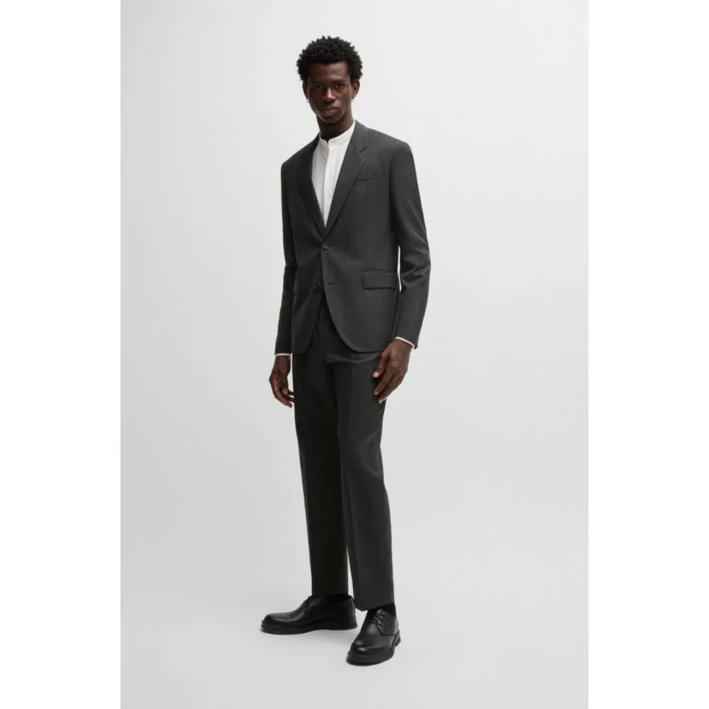 Costume moderne en tissu performance extensible à micro-motifs