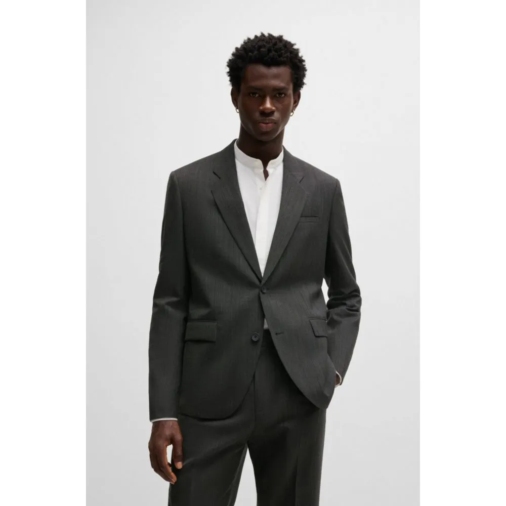 Costume moderne en tissu performance extensible à micro-motifs