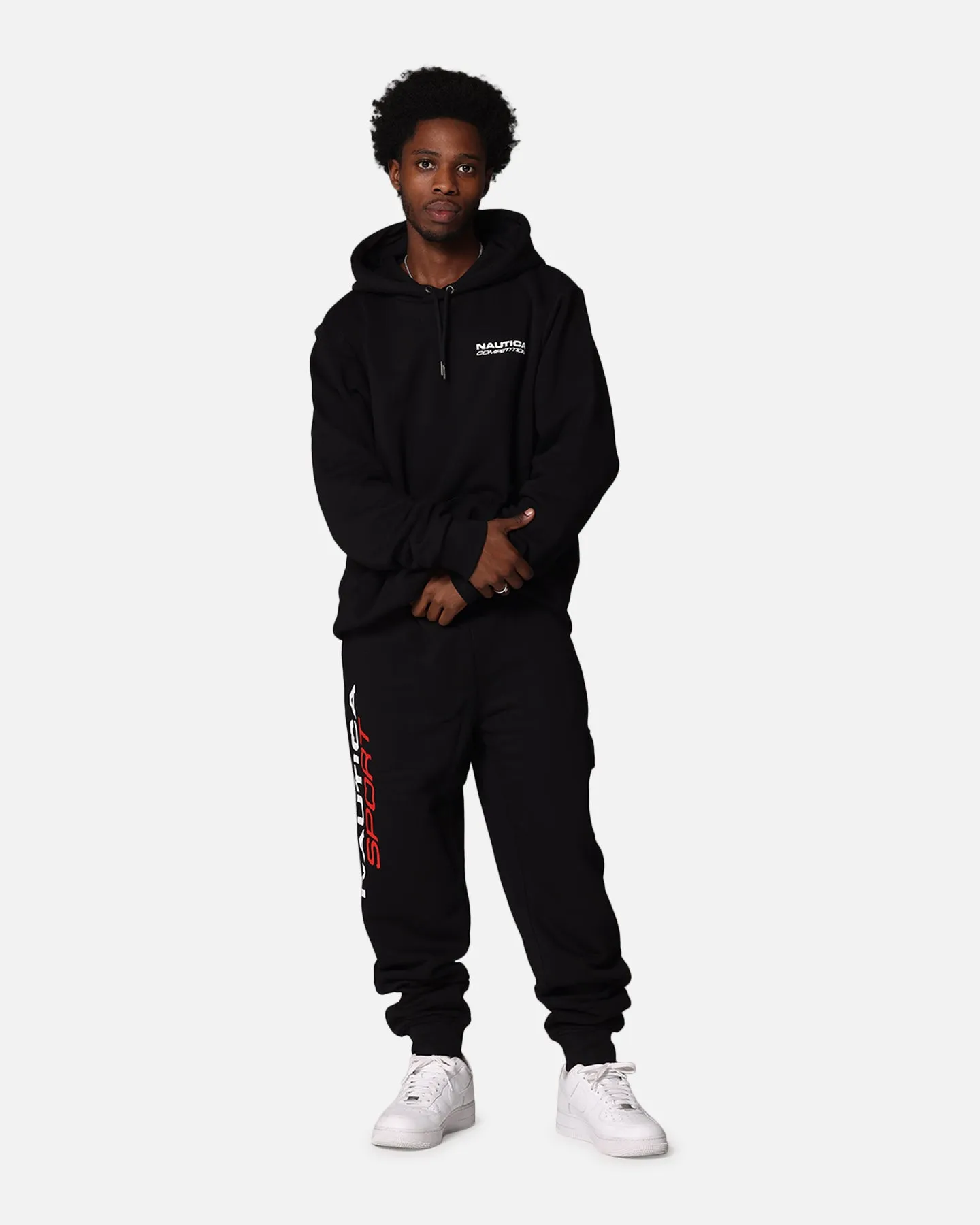 Nautica Pull à capuche Reeds Noir