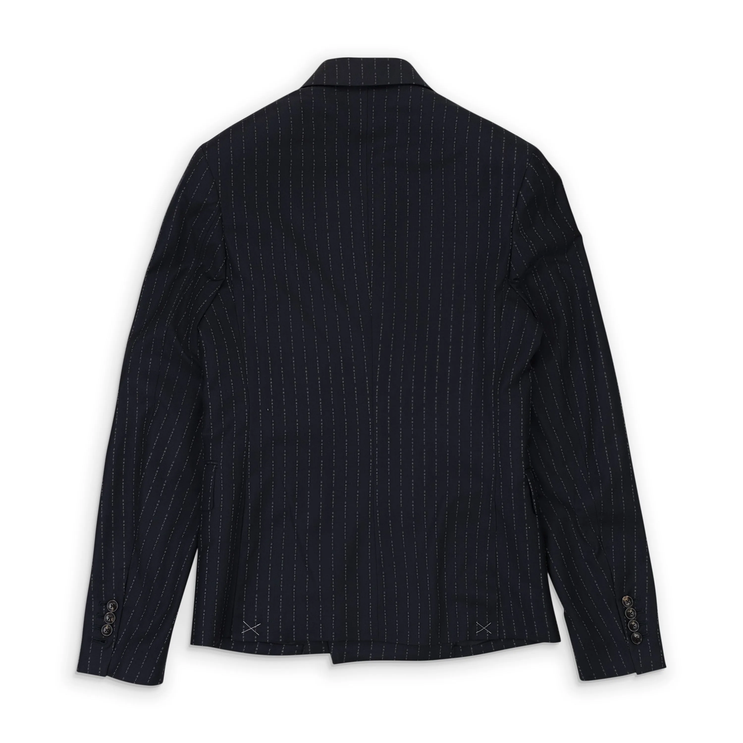 Veste de costume croisée bleu marine