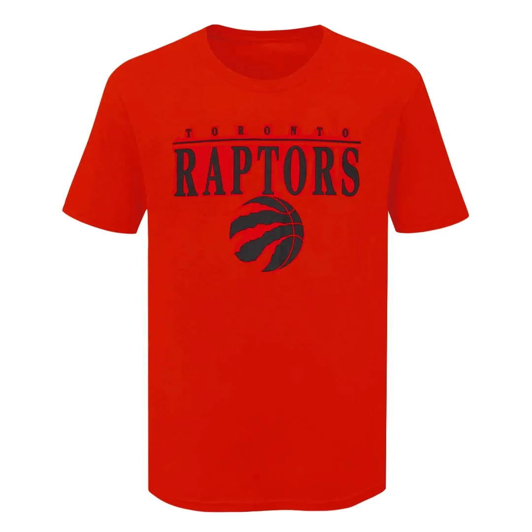 NBA - T-shirt à manches courtes pour homme des Raptors de Toronto (NAXA09MMSC3A1PB 62RED)
