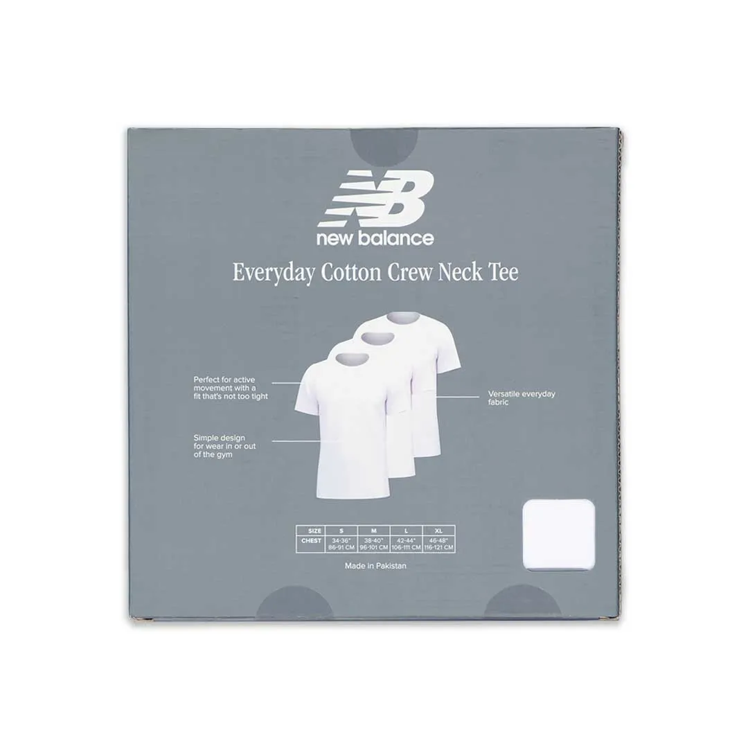 New Balance - T-shirt en coton pour homme, lot de 3 (NB 3026-3-103N)