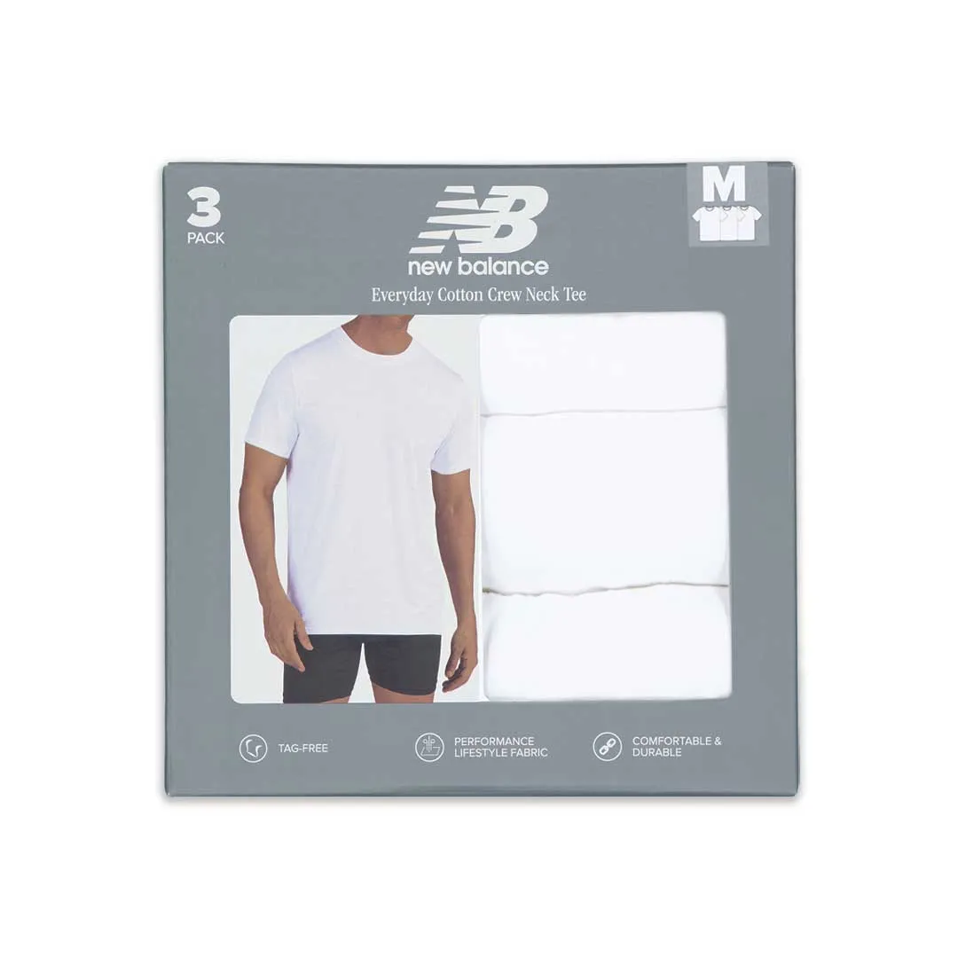 New Balance - T-shirt en coton pour homme, lot de 3 (NB 3026-3-103N)