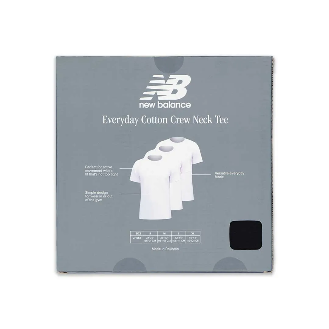 New Balance - T-shirt en coton pour homme, lot de 3 (NB 3026-3-959N)