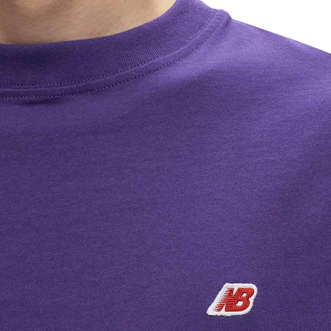 New Balance - T-shirt à manches longues pour homme FABRIQUÉ AUX ÉTATS-UNIS Core (MT21542 PRP)