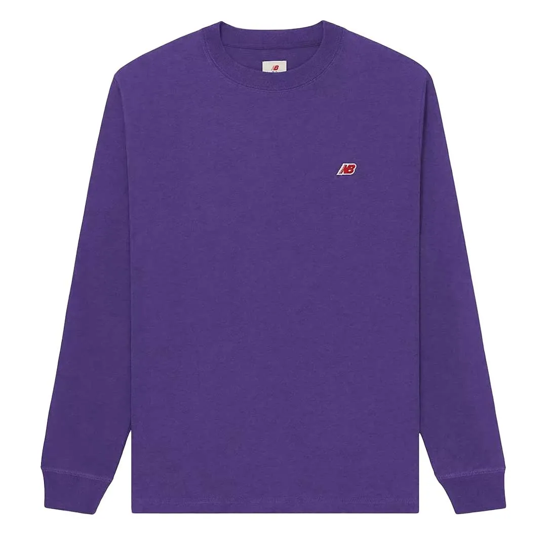 New Balance - T-shirt à manches longues pour homme FABRIQUÉ AUX ÉTATS-UNIS Core (MT21542 PRP)