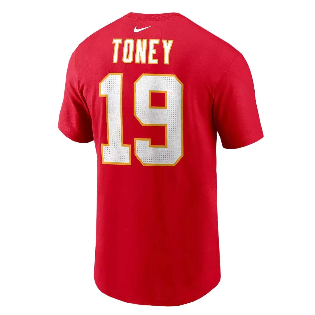 NFL - T-shirt pour hommes Kansas City Chiefs Kadarius Toney (N199 65N 7GF ZZ2)