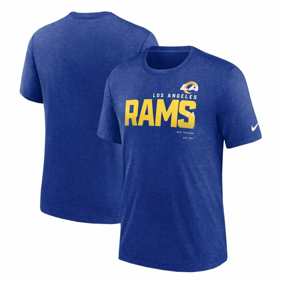 NFL - T-shirt à manches courtes pour hommes des Los Angeles Rams (NJFD EX49 95 052)