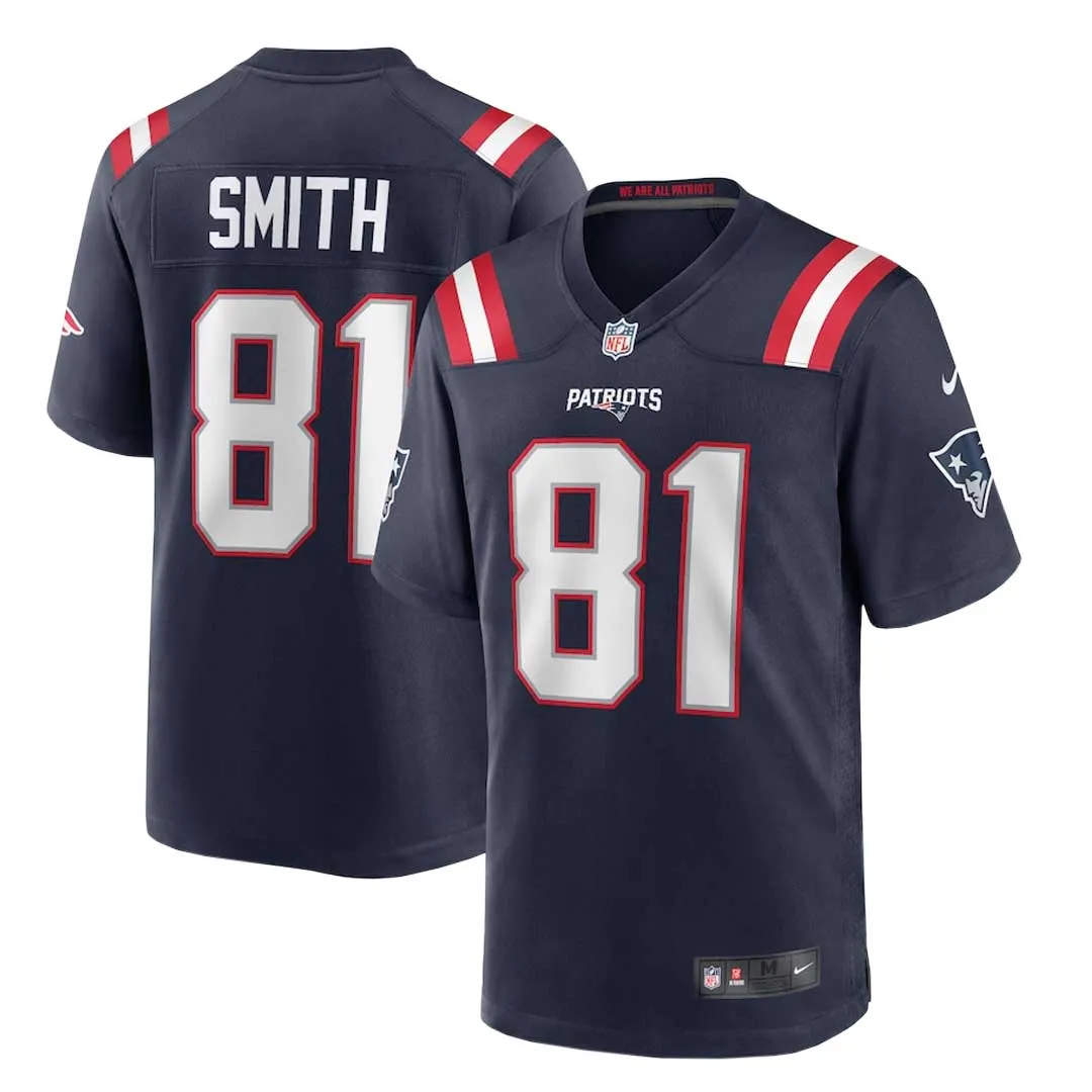 NFL - Maillot des Patriots de la Nouvelle-Angleterre pour homme Jonnu Smith (67NM NPGH 8KF 2NV)