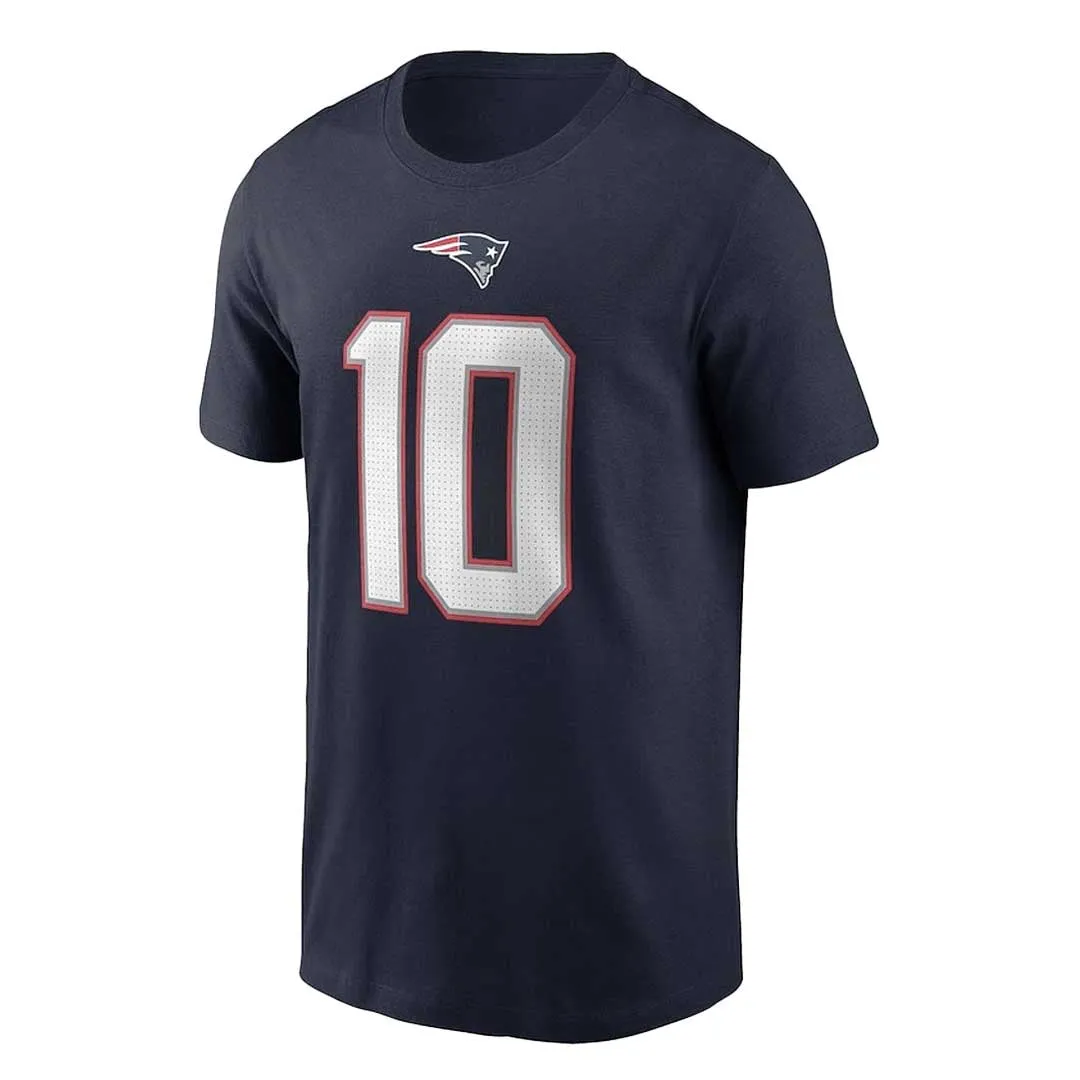 NFL - T-shirt Homme New England Patriots Mac Jones Sélection Premier Tour Draft NFL 2021 (N199 41S 8KF NAN)
