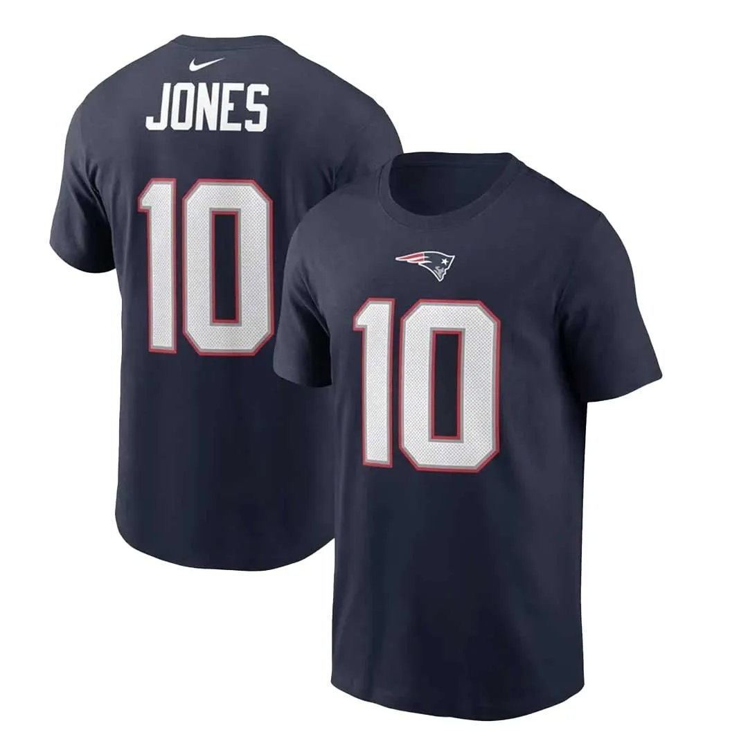 NFL - T-shirt Homme New England Patriots Mac Jones Sélection Premier Tour Draft NFL 2021 (N199 41S 8KF NAN)