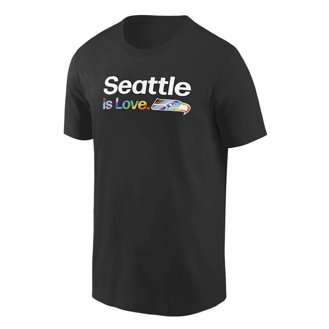 NFL - T-shirt à manches courtes City Pride pour hommes des Seattle Seahawks (QF6E 127A 78 YUA)