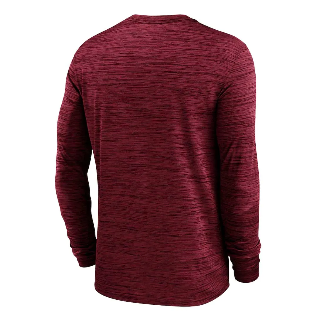 NFL - T-shirt à manches longues de performance Velocity pour hommes de l'équipe Tampa Bay Buccaneers (00KX 6DL 8B 078)