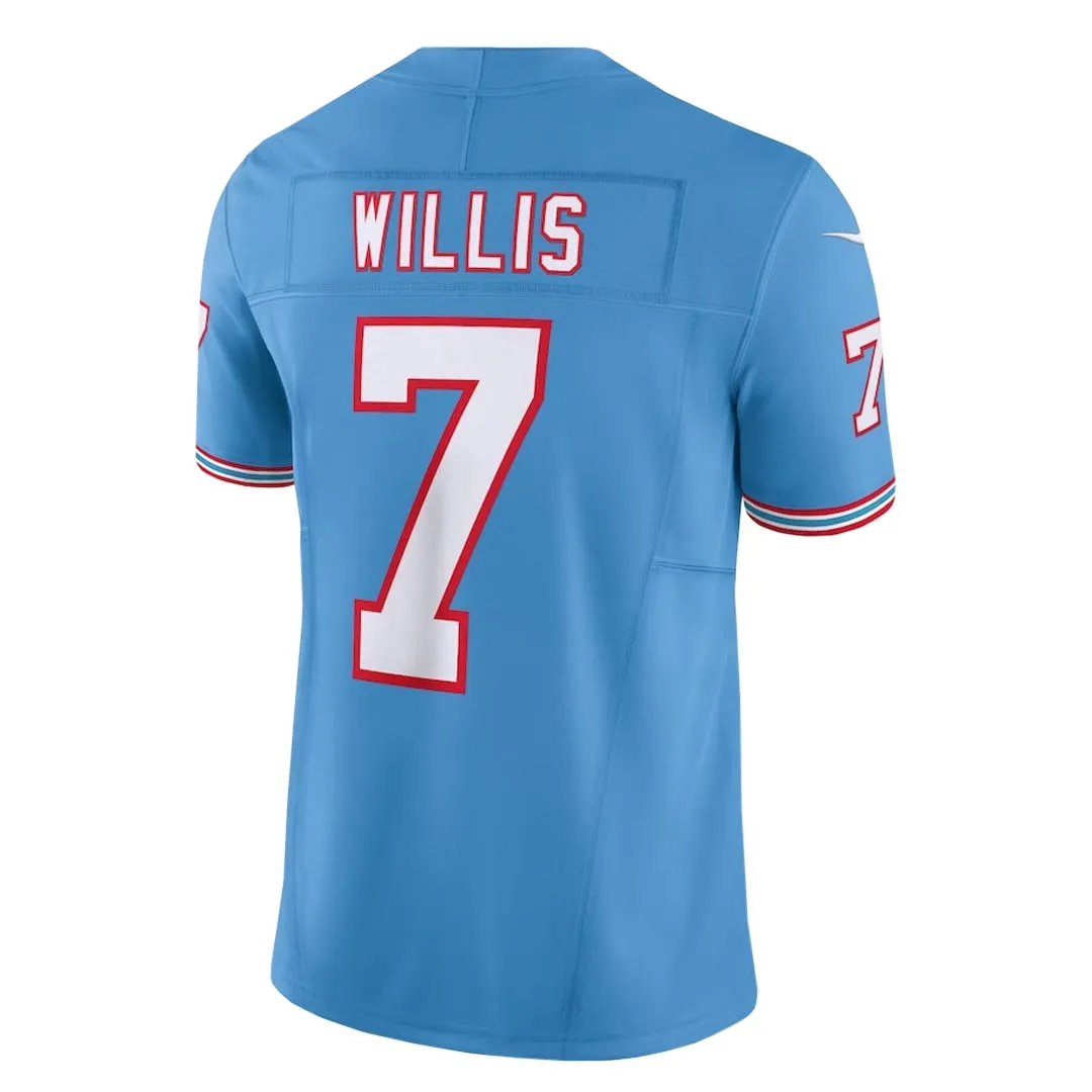 NFL - Maillot limité Malik Willis des Tennessee Titans pour homme (31NM 00SX 8FF WZ0)