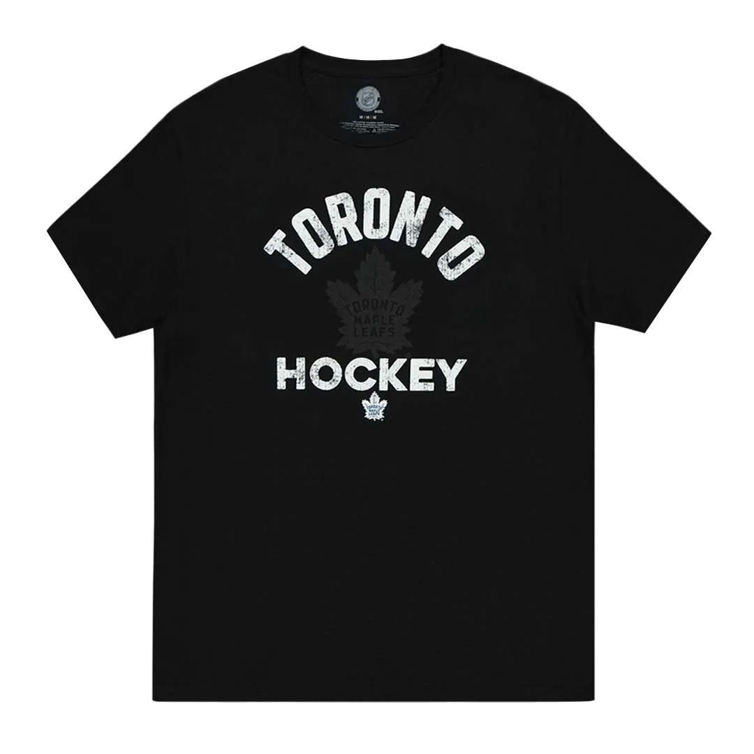 NHL - T-shirt à logo grand format pour hommes des Toronto Maple Leafs avec une coupe rapide (NHXX2BRMSC3A1PB)
