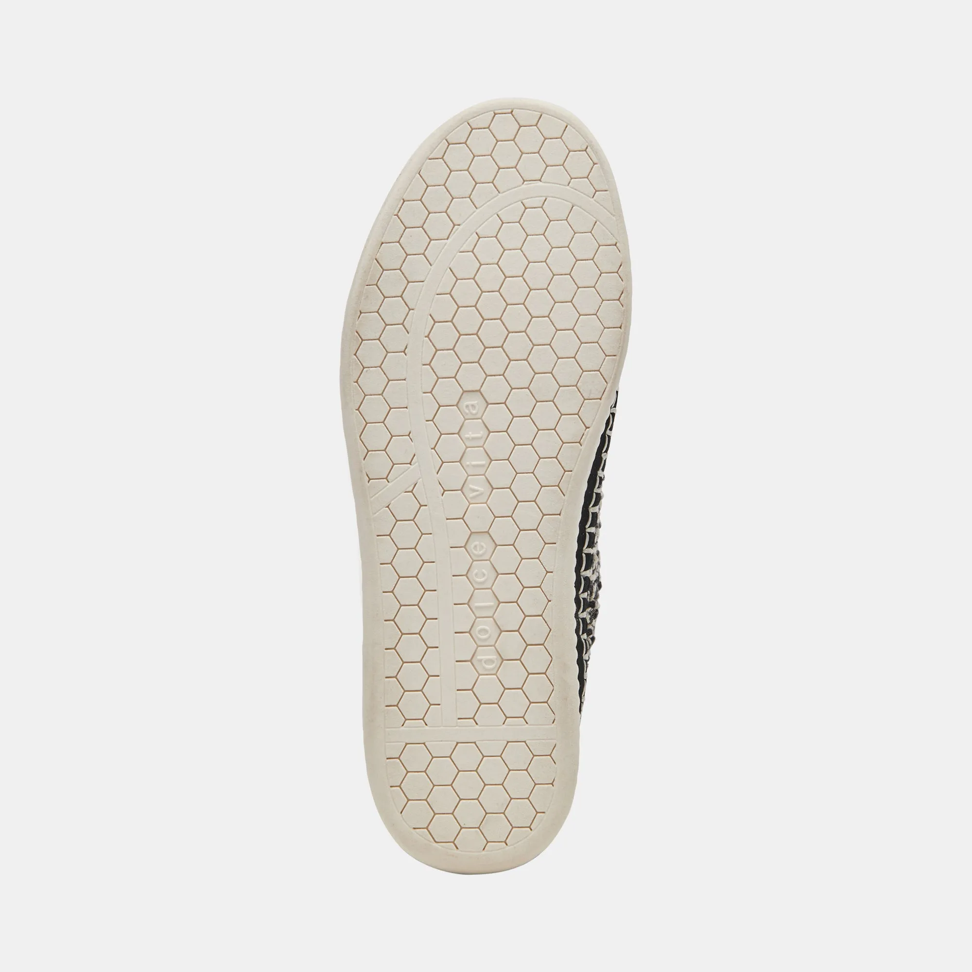 NICONA BASKETS BLANC NOIR TRICOT