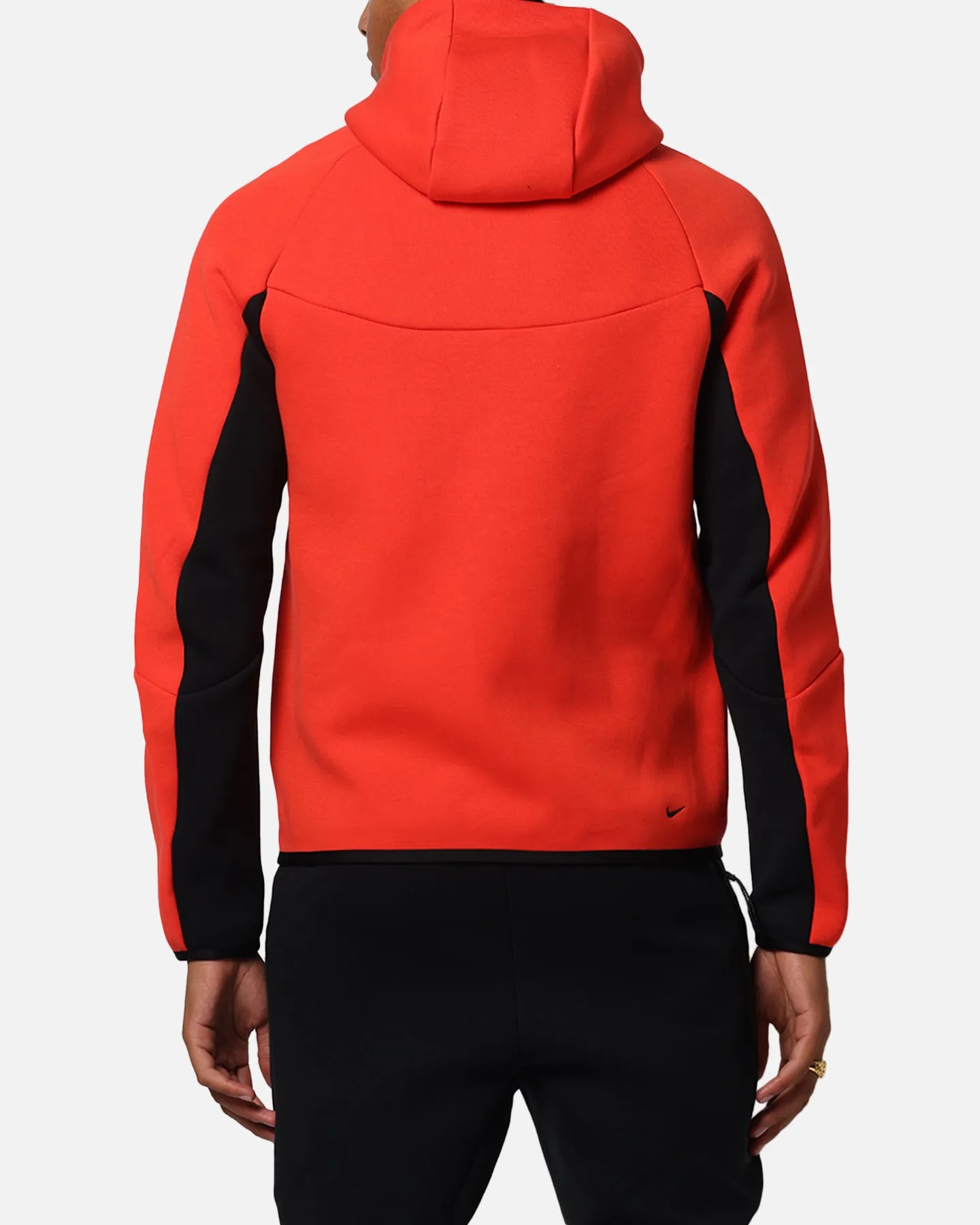 Nike Sportswear Tech Fleece Windrunner Veste à capuche zip complète Rouge clair/Noir