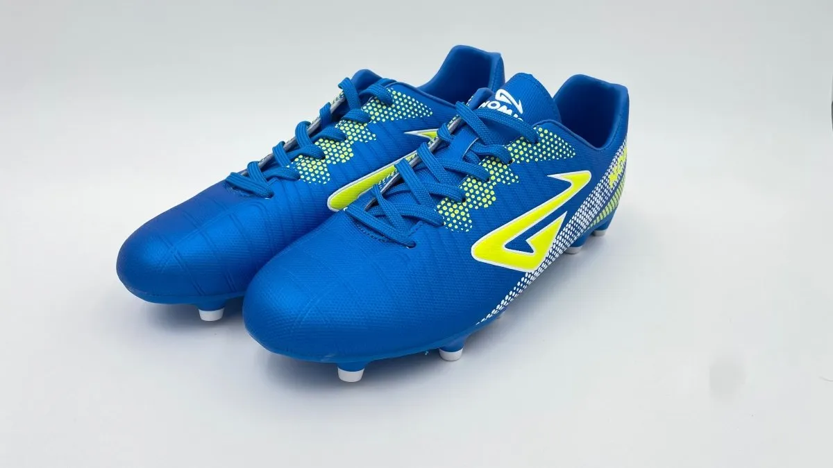NOMIS PRODIGY 2.0 POUR HOMME, CHAUSSURES DE FOOTBALL BLEU ROYAL / BLANC