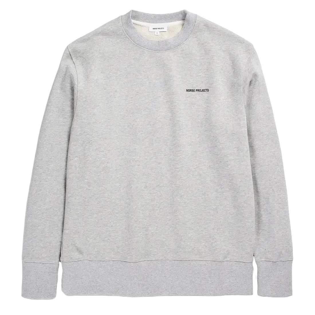 Norse Projects Sweat à Logo Arne Gris Clair Mélangé