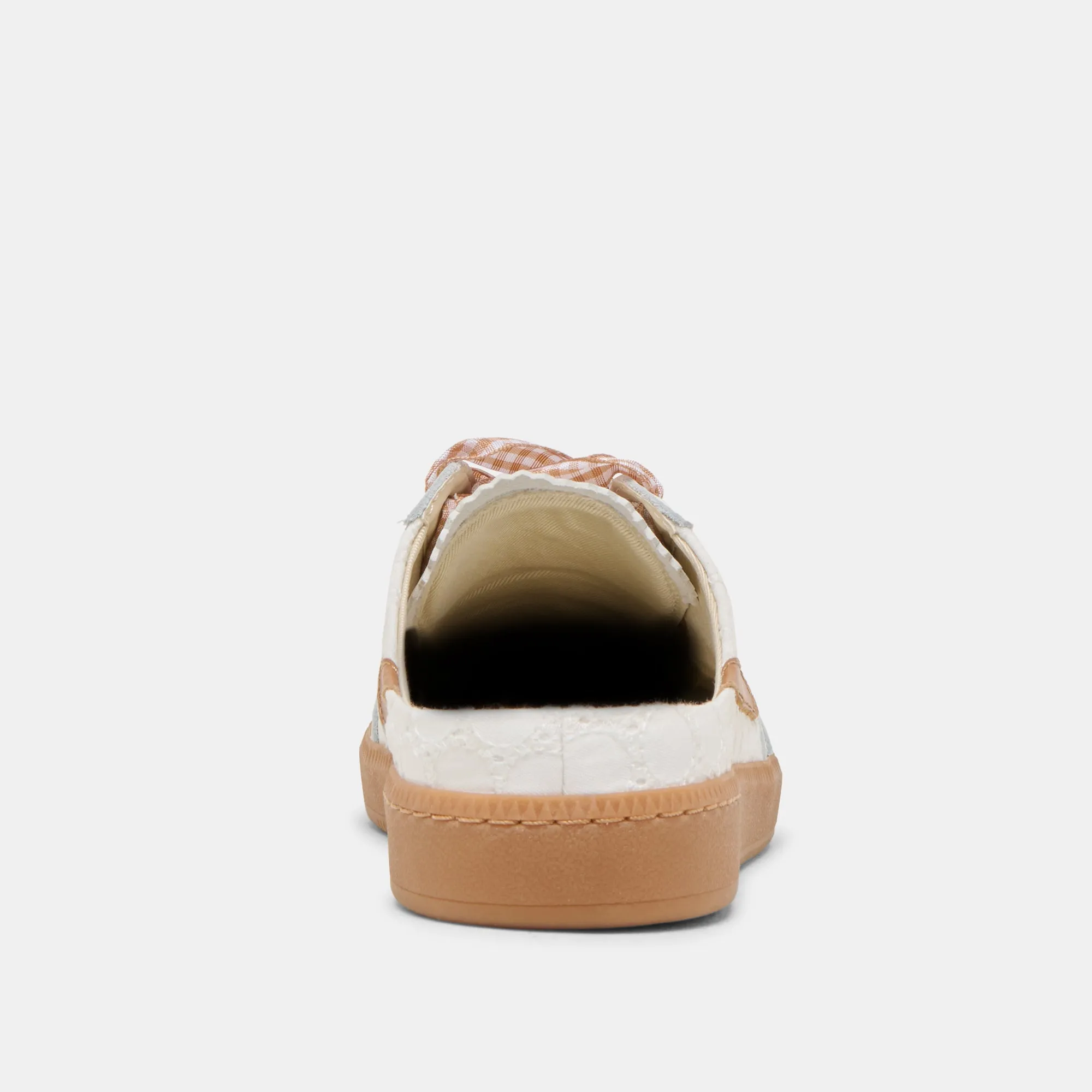NOTICE SLIDE SNEAKERS BLANC ROSE ŒILLET