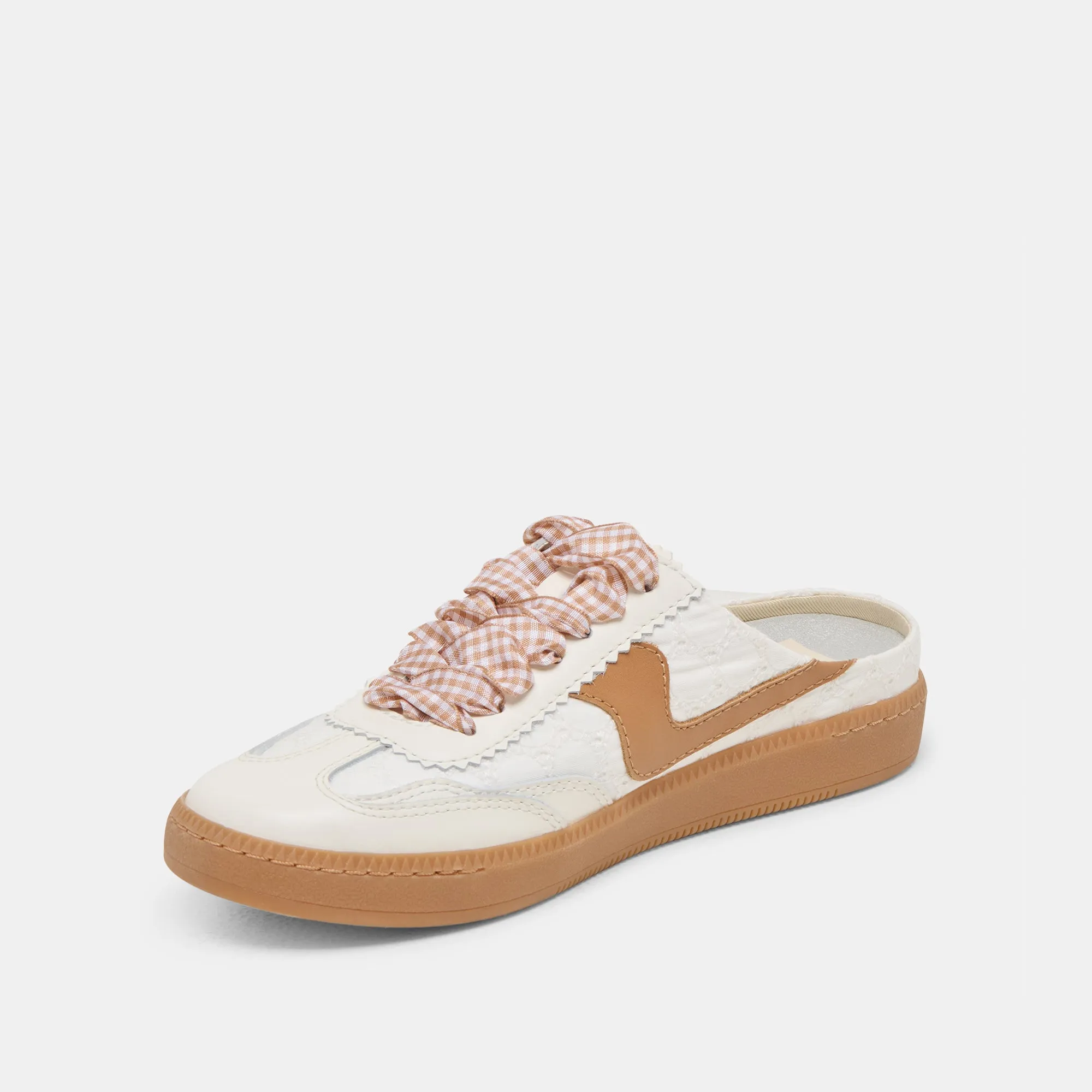 NOTICE SLIDE SNEAKERS BLANC ROSE ŒILLET