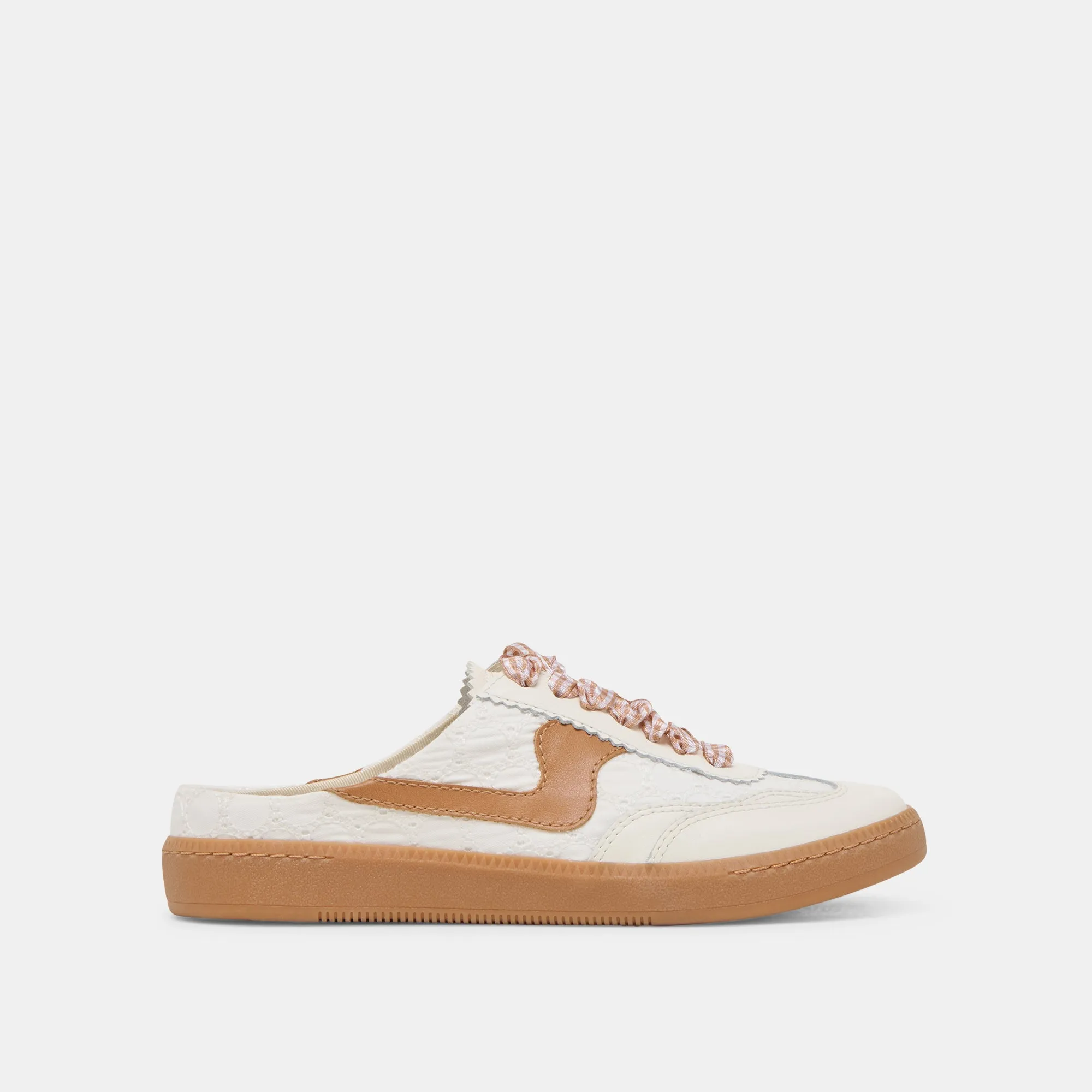 NOTICE SLIDE SNEAKERS BLANC ROSE ŒILLET