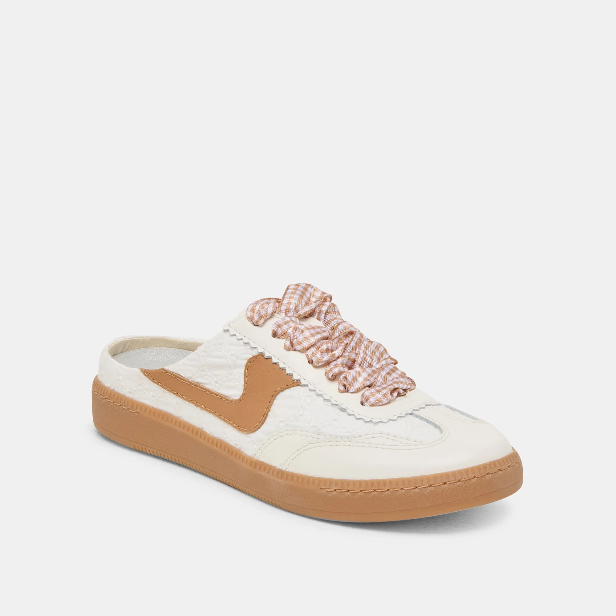 NOTICE SLIDE SNEAKERS BLANC ROSE ŒILLET