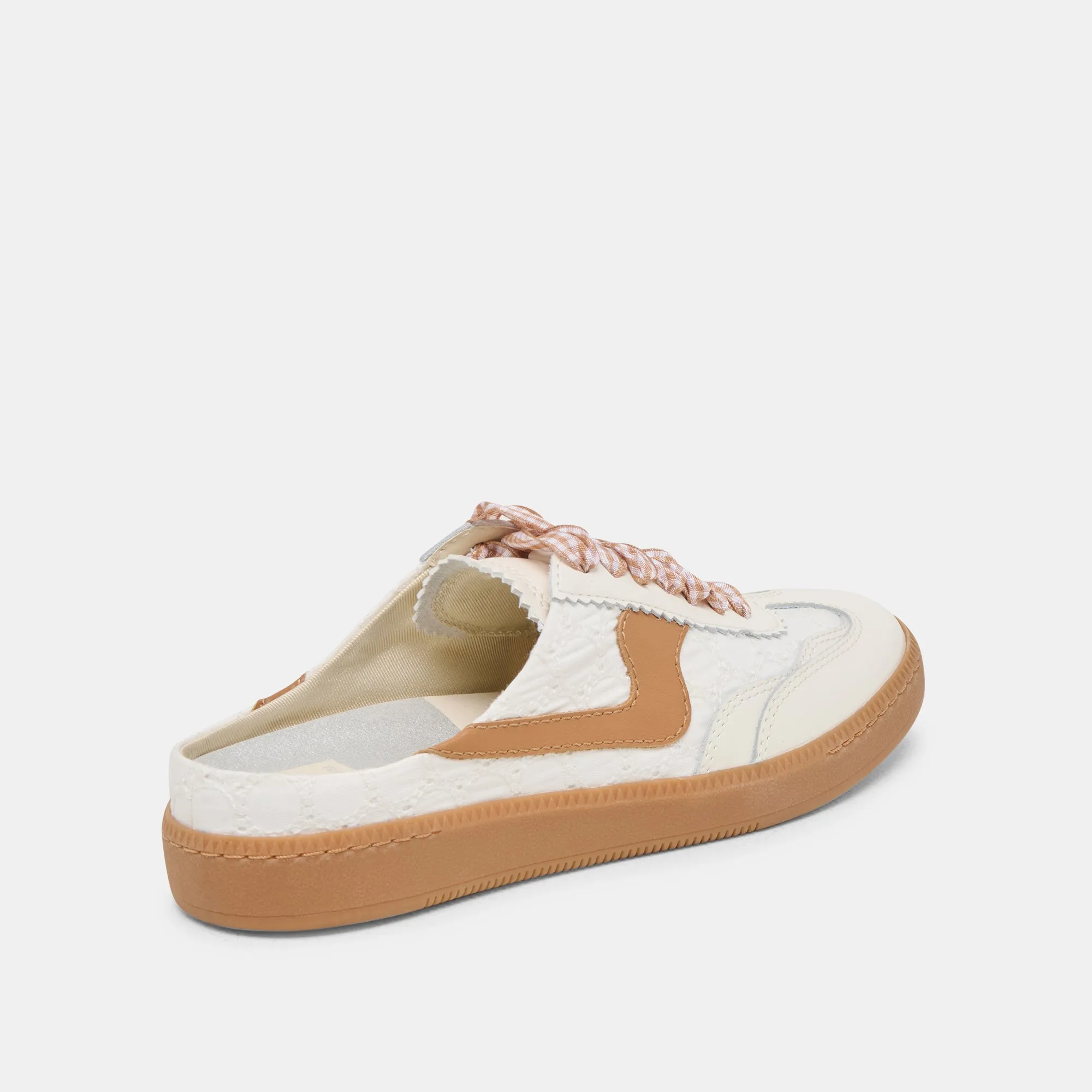 NOTICE SLIDE SNEAKERS BLANC ROSE ŒILLET