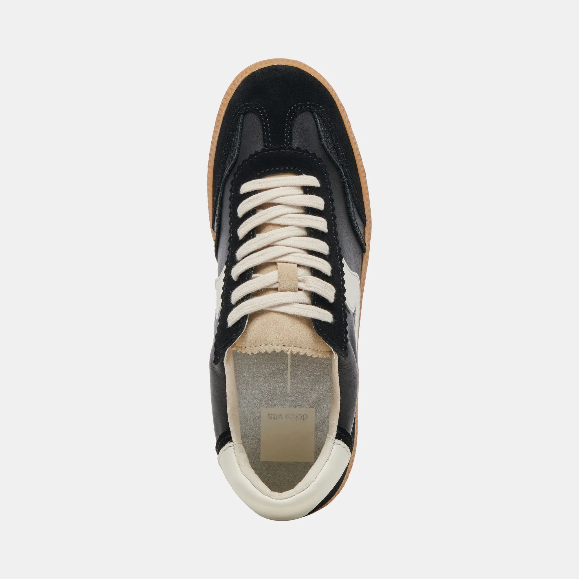 SNEAKERS NOTICE EN DAIM NOIR