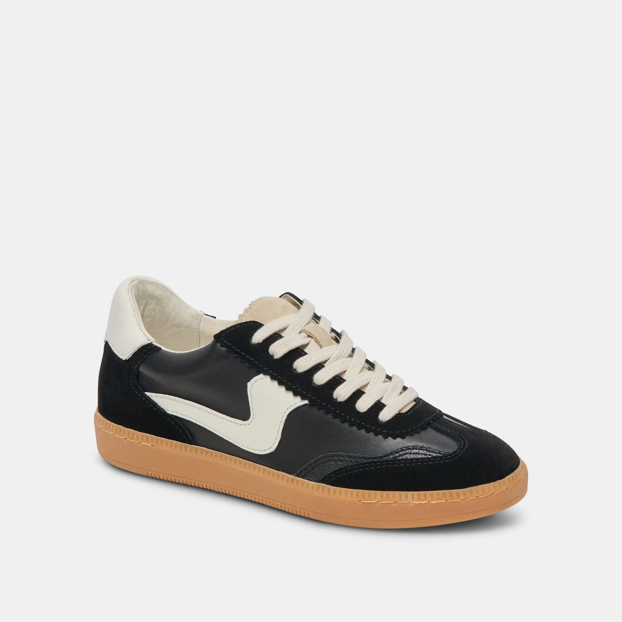 SNEAKERS NOTICE EN DAIM NOIR