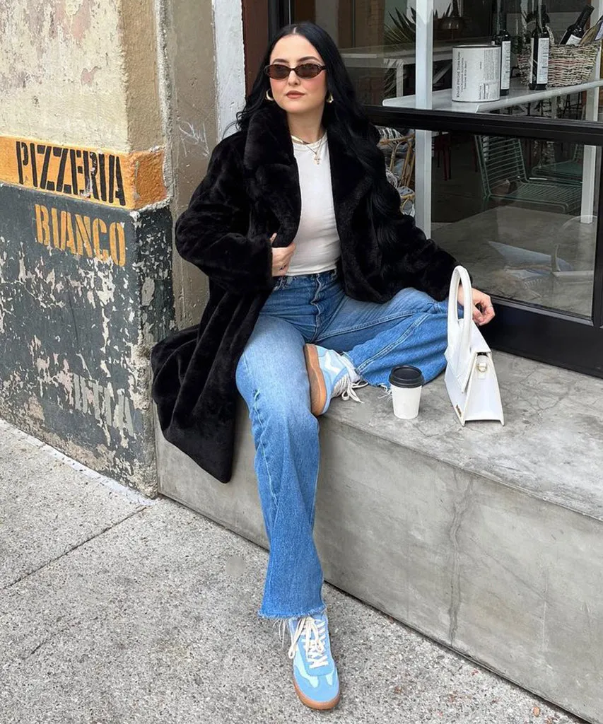 SNEAKERS NOTICE EN DAIM BLEU