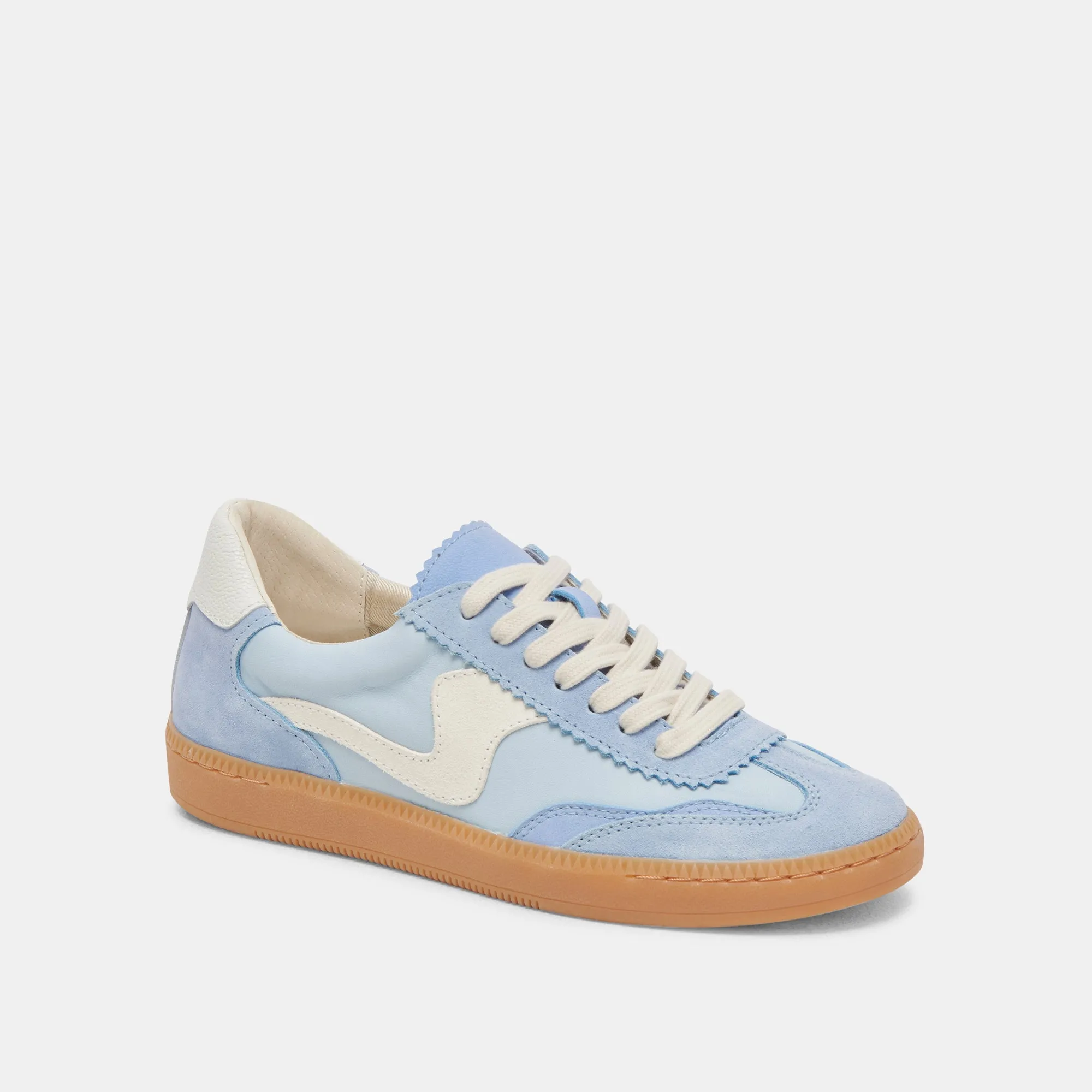 SNEAKERS NOTICE EN DAIM BLEU