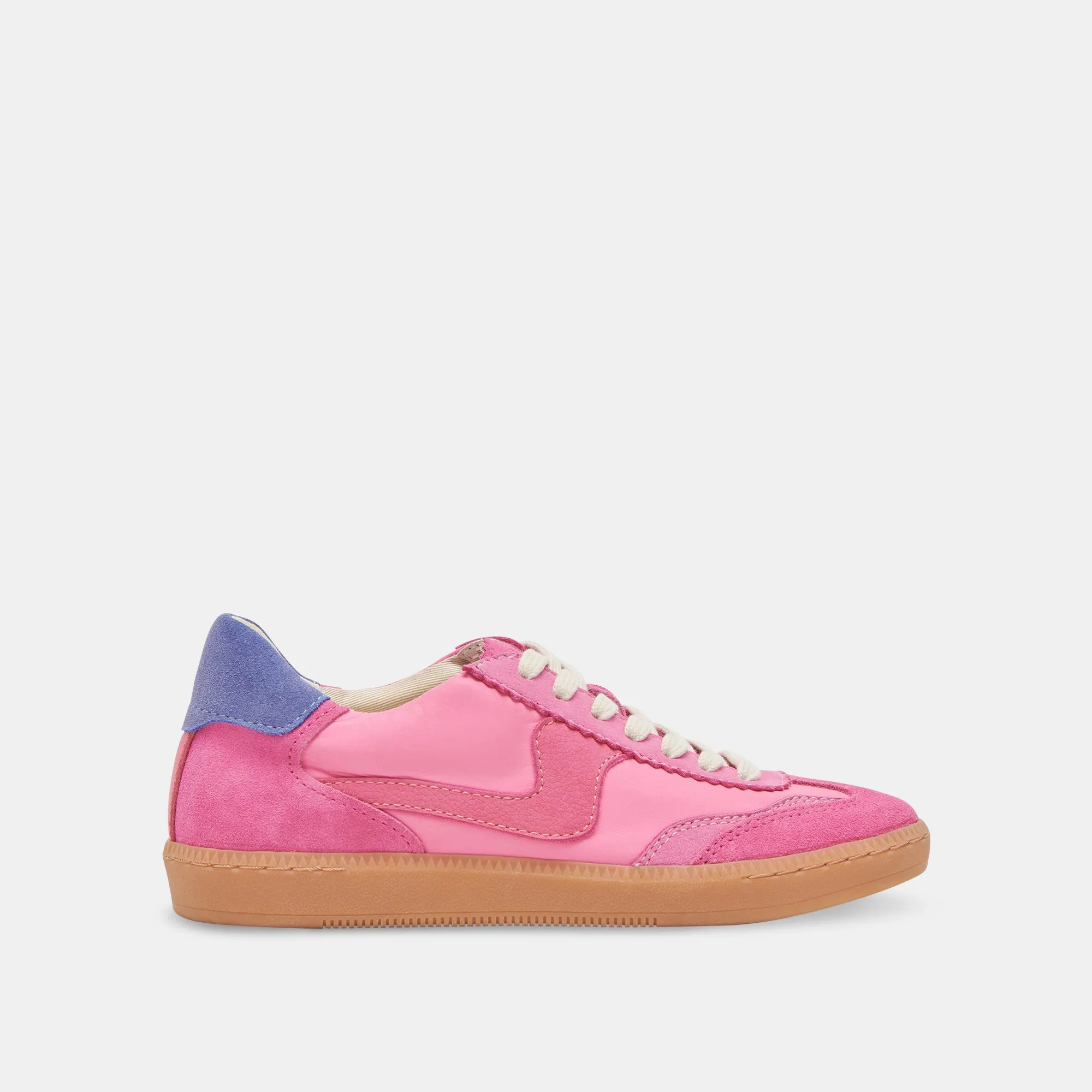 BASKETS NOTICE EN DAIM ROSE