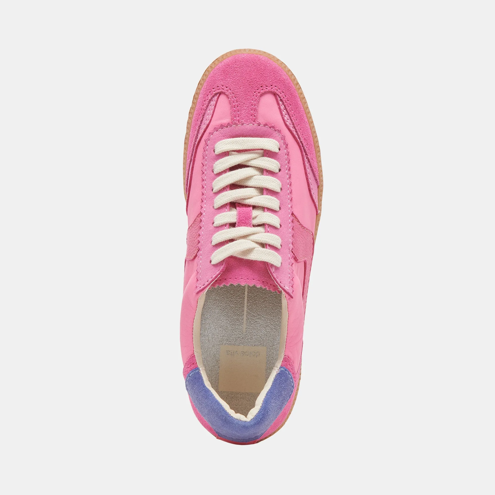 BASKETS NOTICE EN DAIM ROSE